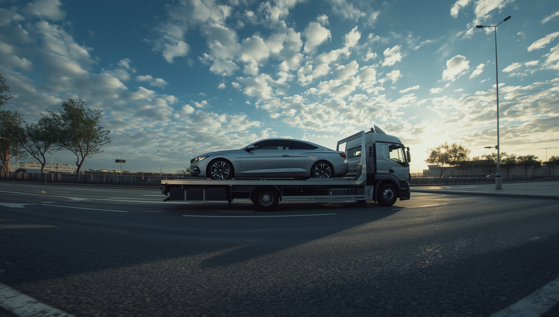 Guincho 24 horas em Brasília transportando carro